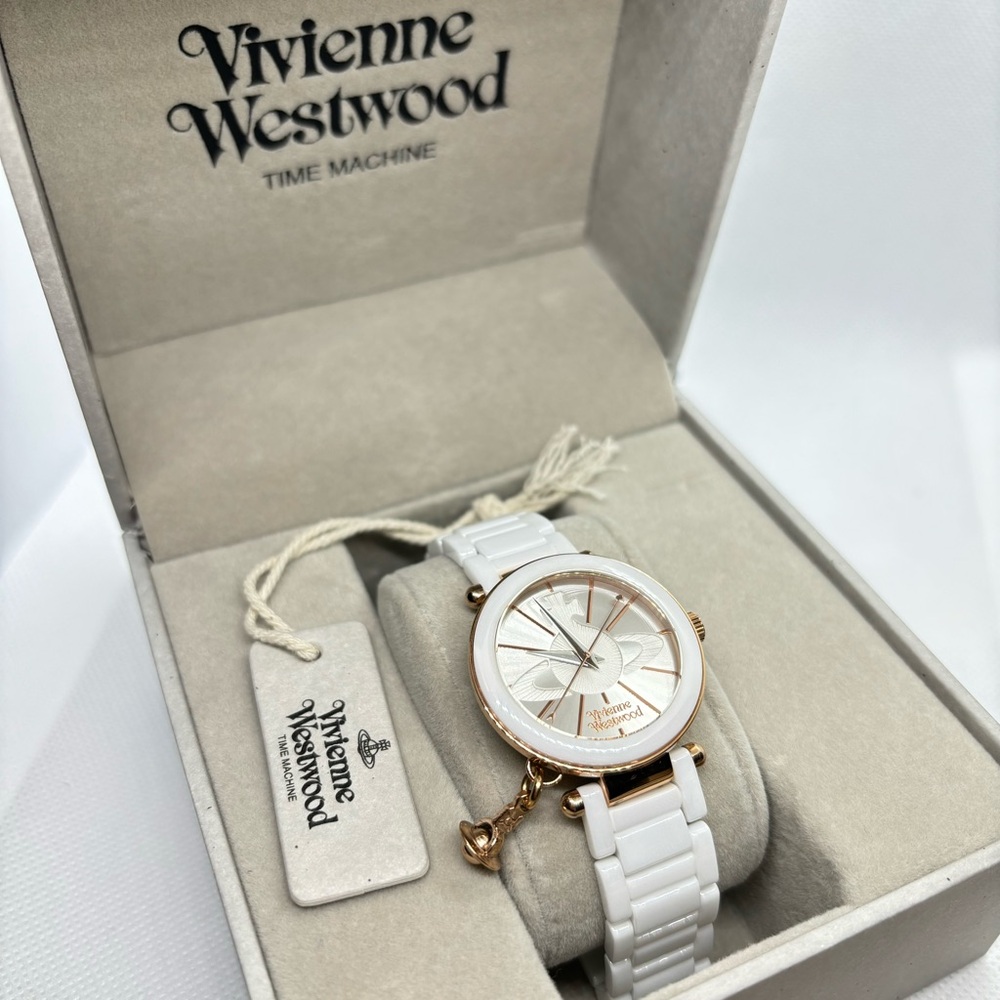 Vivienne Westwood Kensington II White Ceramic Watch - Picture 5 of 5
